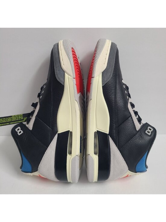 NEW Nike Air Jordan 3 Retro OG Rare Air Shoes IB8967-004 Size 10 Black #2 main image 4